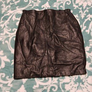 Leather Skirt Size 8